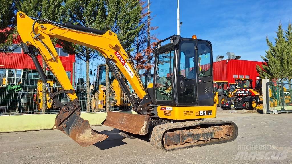 JCB 51 R-1 حفارات صغيرة أقل من 7 طن (حفارات صغيرة)