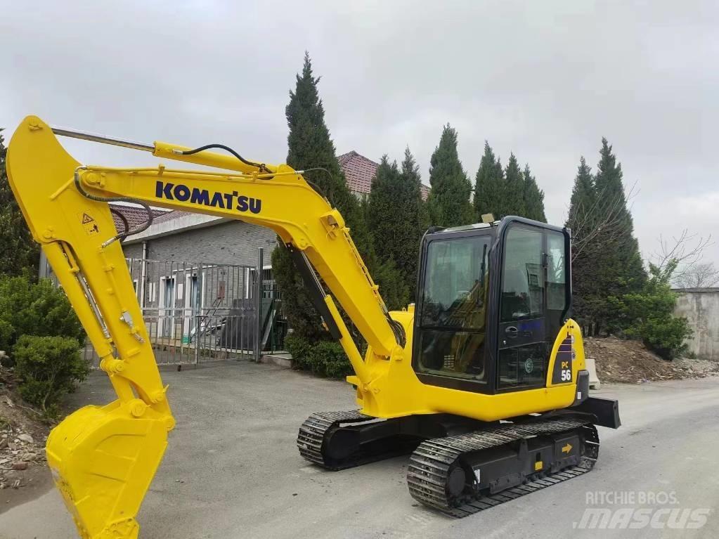 Komatsu PC 56 حفارات صغيرة أقل من 7 طن (حفارات صغيرة)