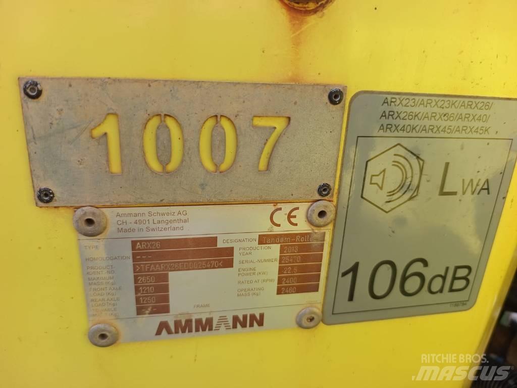 Ammann ARX 26 مداحل ثنائية الاسطوانة