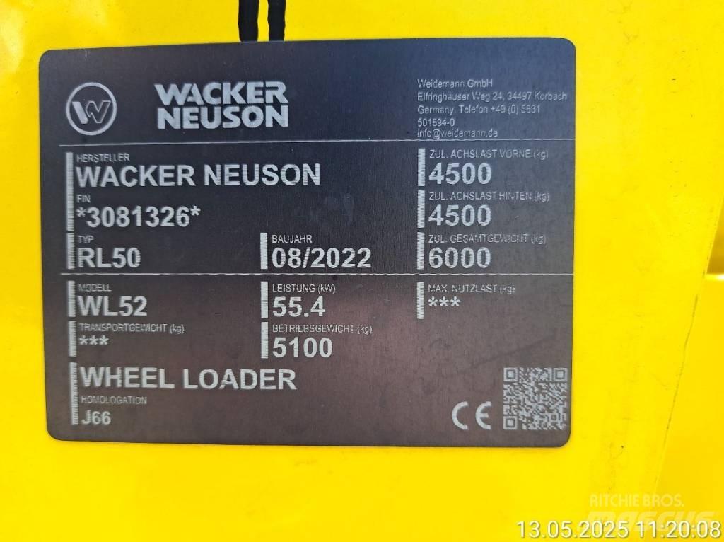 Wacker Neuson WL52 لوادر بعجل