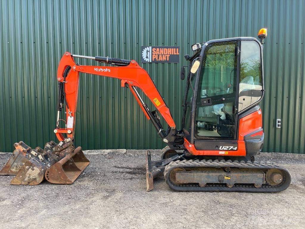 Kubota U 27-4 حفارات صغيرة أقل من 7 طن (حفارات صغيرة)