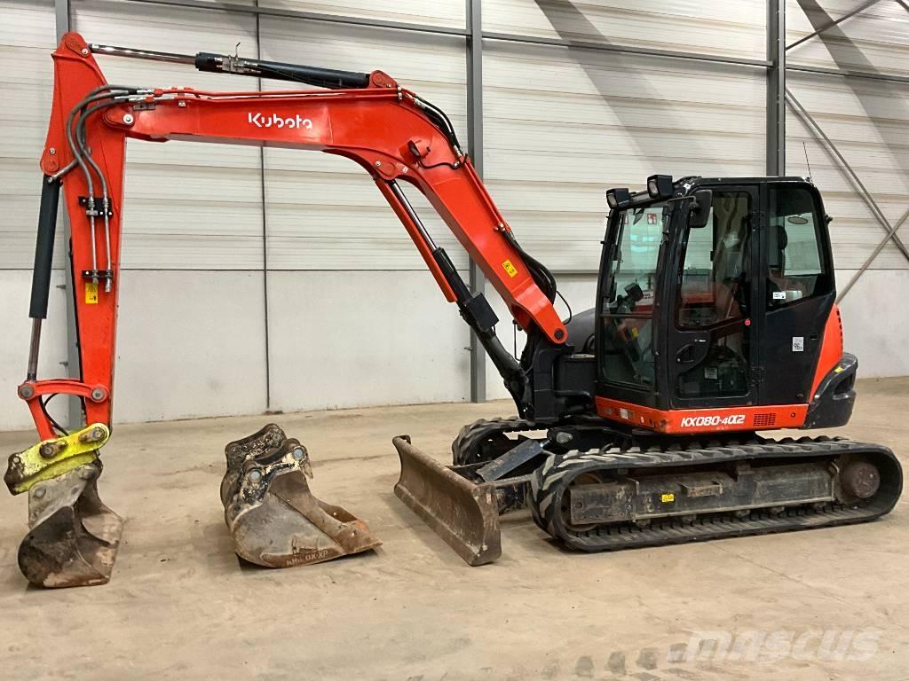 Kubota KX 080-4 A 2 حفارات وسط 7 طن - 12 طن