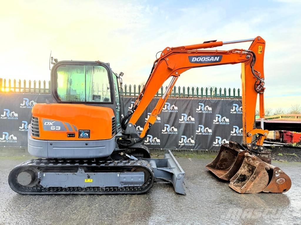Doosan DX 63-3 حفارات زحافة