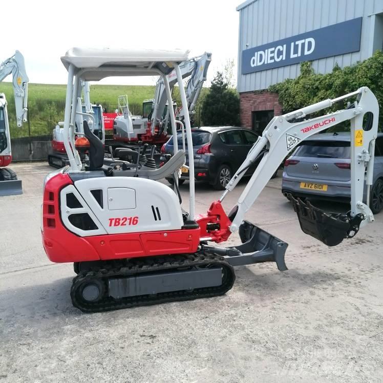 Takeuchi TB216 حفارات صغيرة أقل من 7 طن (حفارات صغيرة)