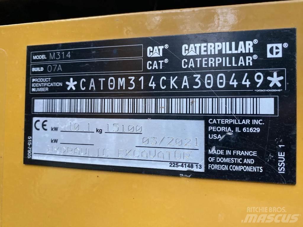 CAT 314 Next gen حفارات بعجل