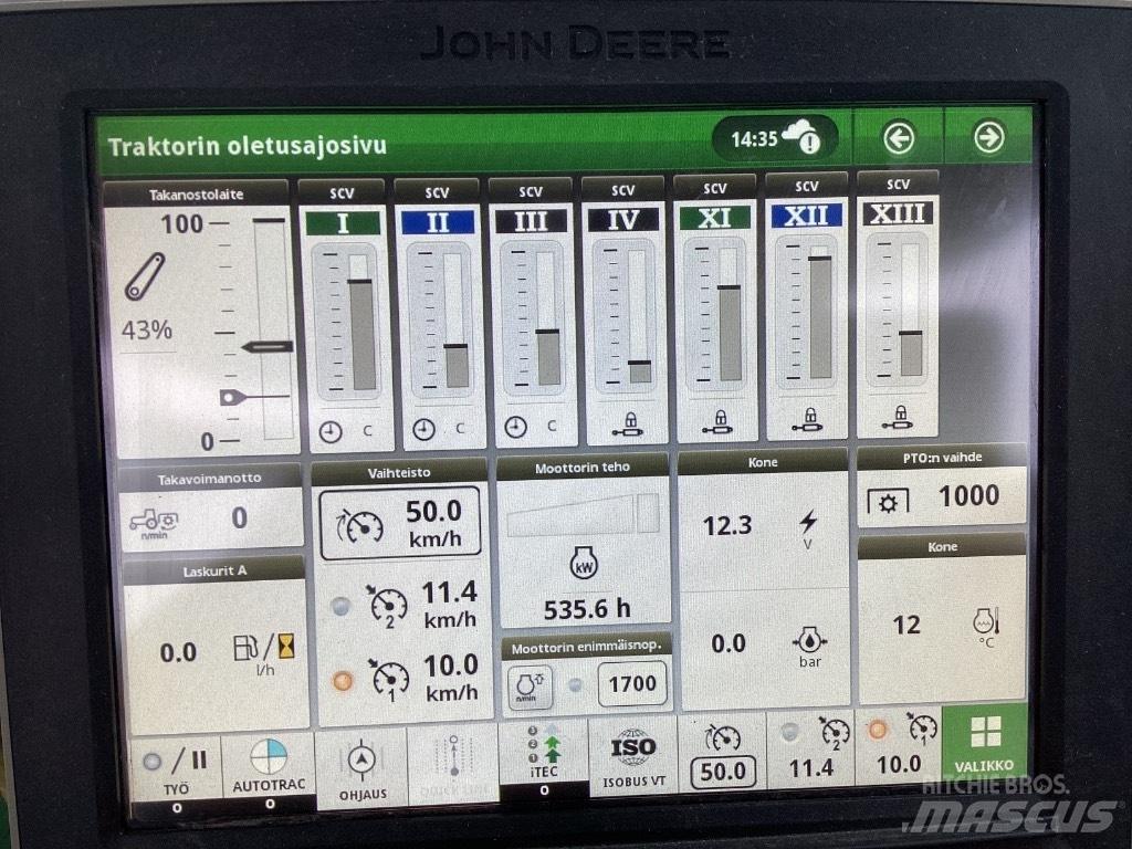 John Deere 6155R الجرارات