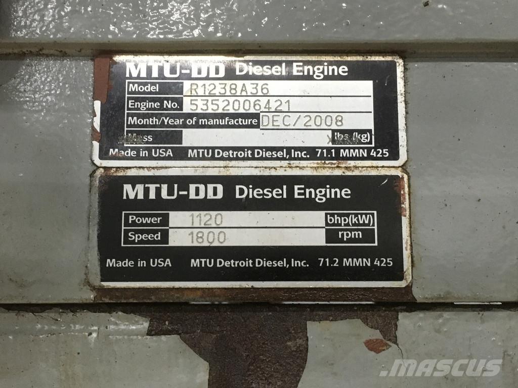 MTU 12V2000 USED محركات