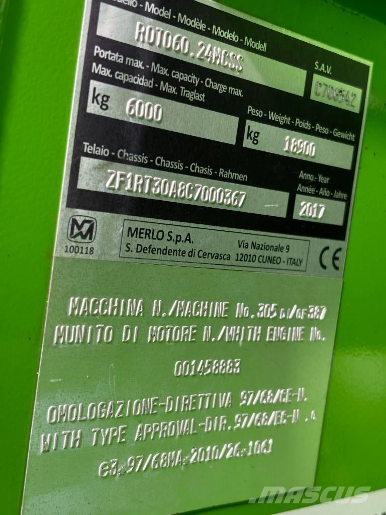 Merlo Roto 60.24 مناولات متداخلة