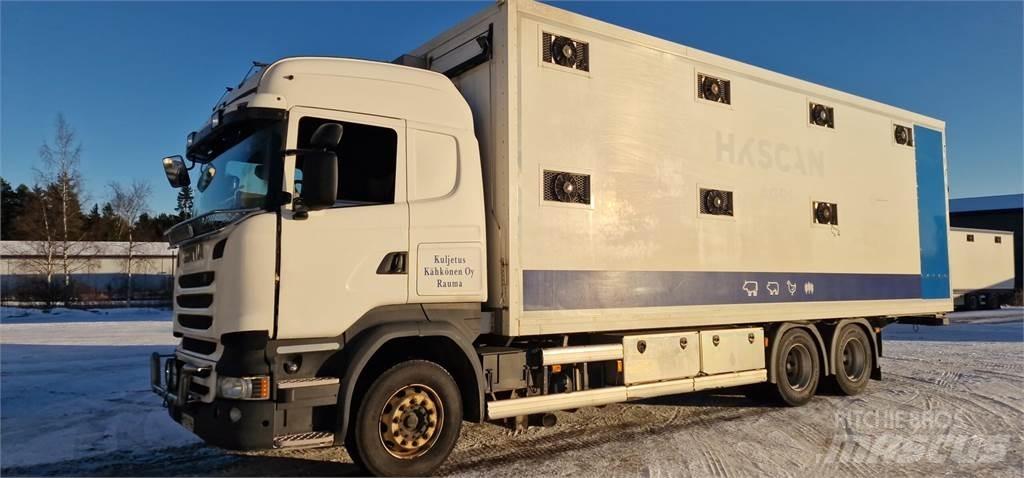 Scania R450 شاحنات نقل الحيوانات