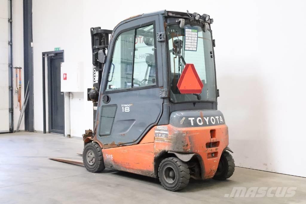 Toyota 8FBM18T شاحنات ذات رافعات شوكية تعمل بالكهرباء