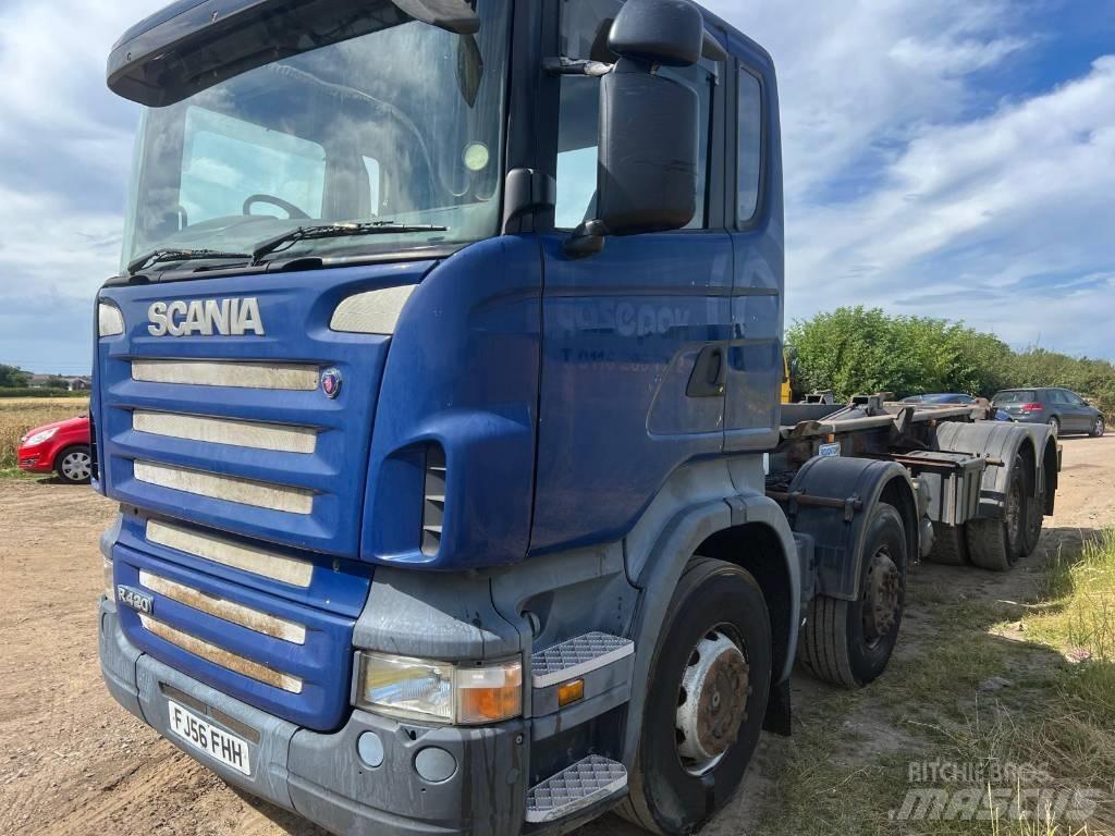 Scania R420 شاحنات الرافعات الخطافية