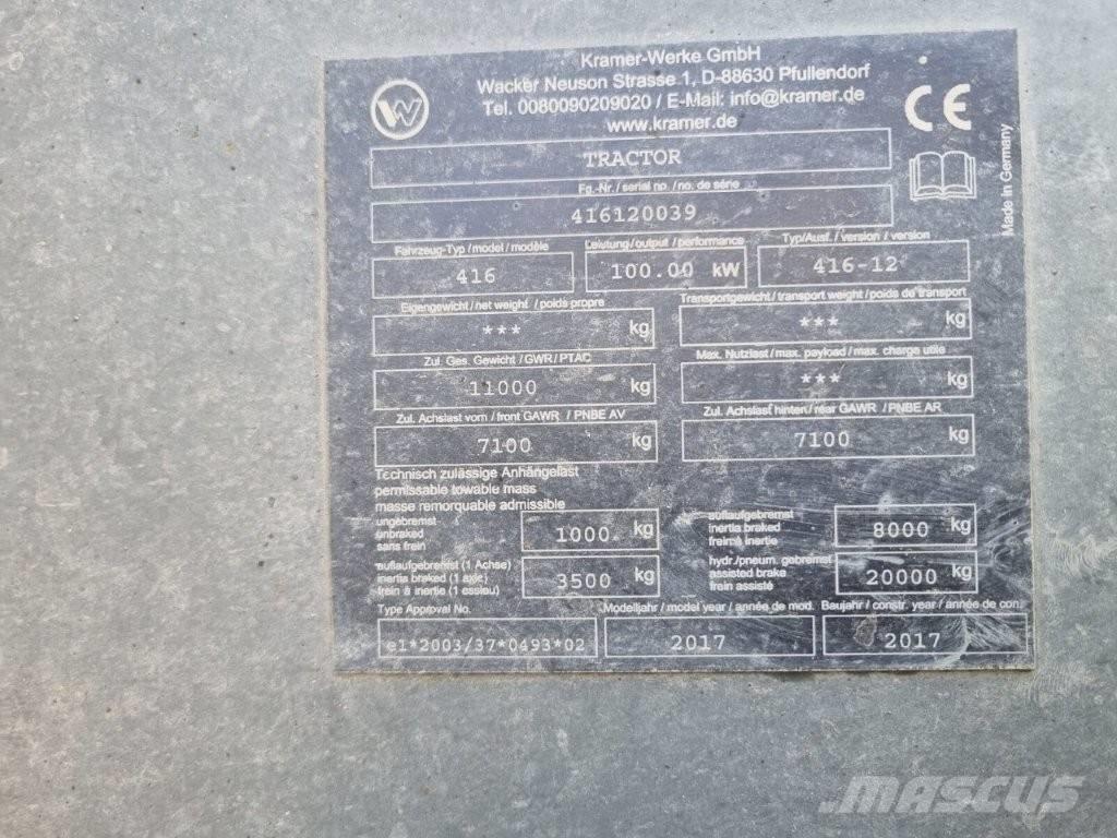 Kramer KT 447 مناولات متداخلة