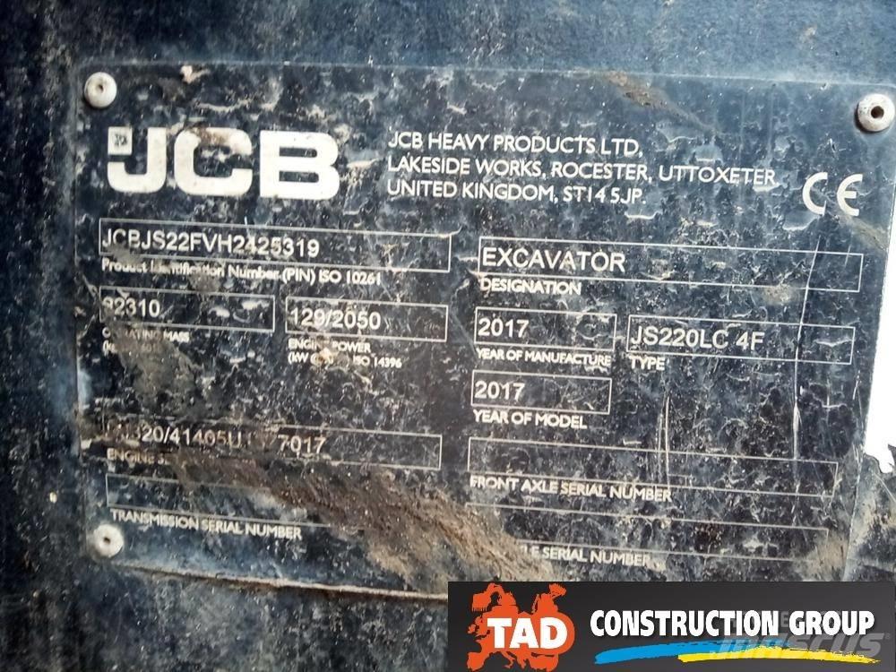 JCB JS 220 LC حفارات زحافة