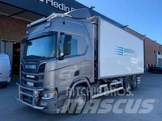 Scania R580 Flisbil شاحنات نقل ألواح الخشب