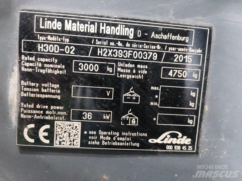 Linde H30D-02 شاحنات الديزل