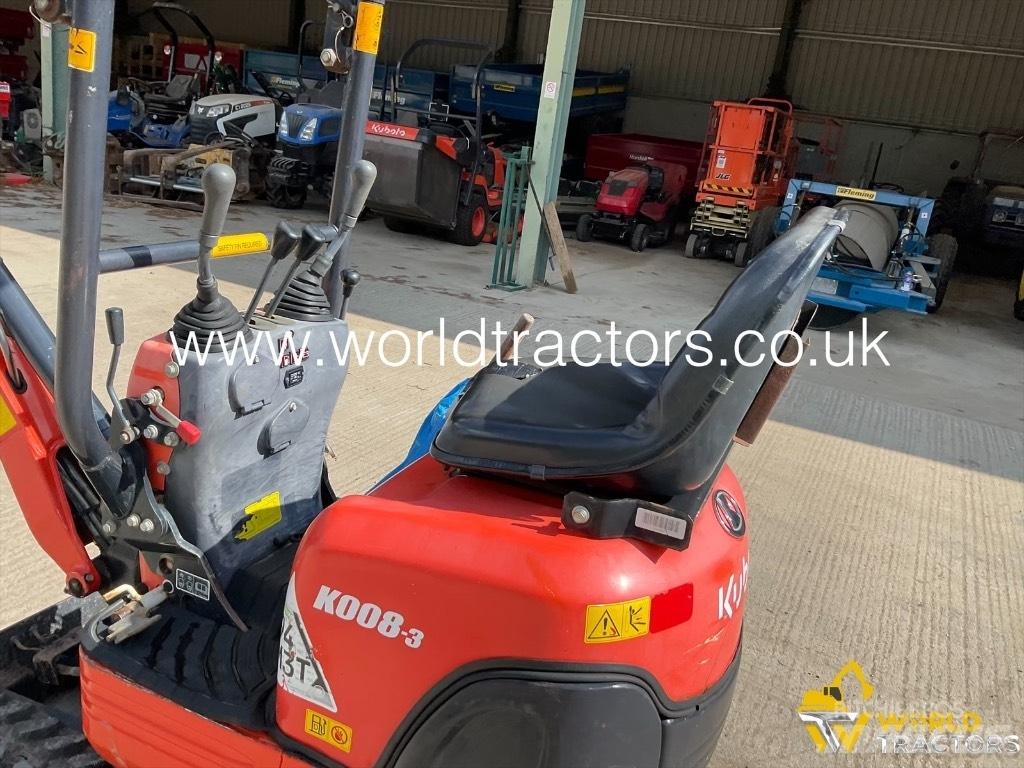 Kubota K 008-3 حفارات صغيرة أقل من 7 طن (حفارات صغيرة)