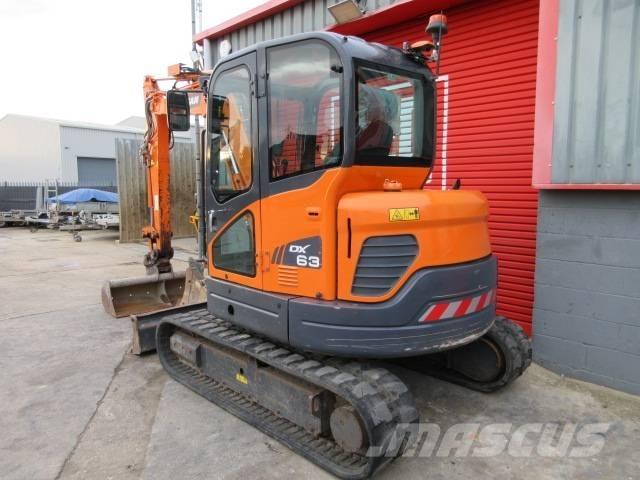 Doosan DX 63-3 حفارات صغيرة أقل من 7 طن (حفارات صغيرة)
