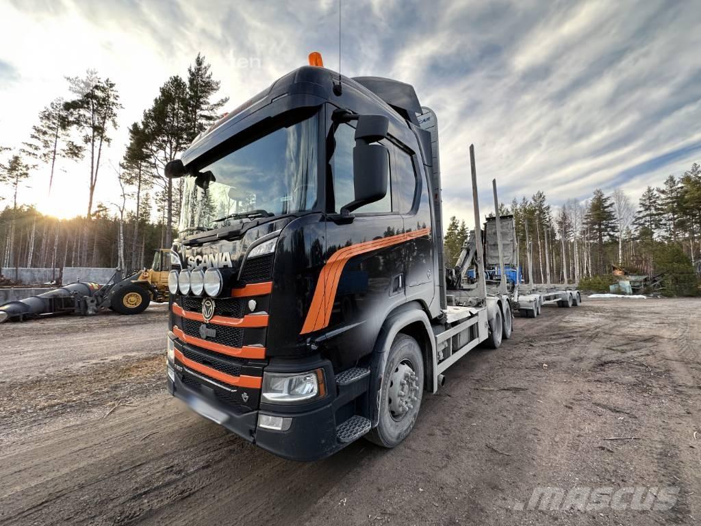 Scania R 650 Ekipage شاحنات أشجار