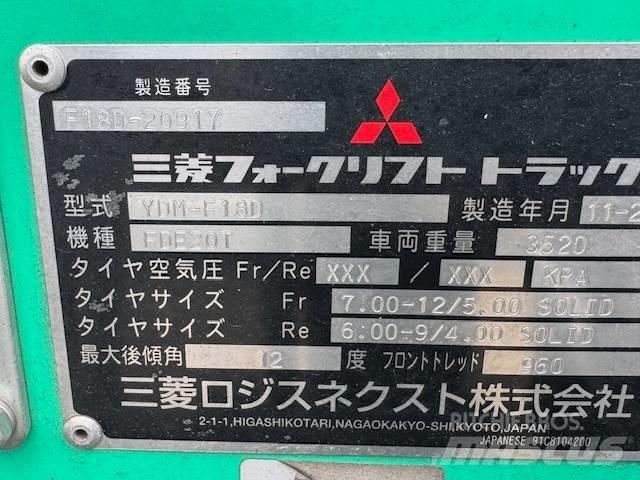 Mitsubishi FD 18 شاحنات الديزل