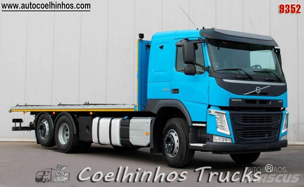 Volvo FM 450 شاحنات مسطحة/مفصلية الجوانب