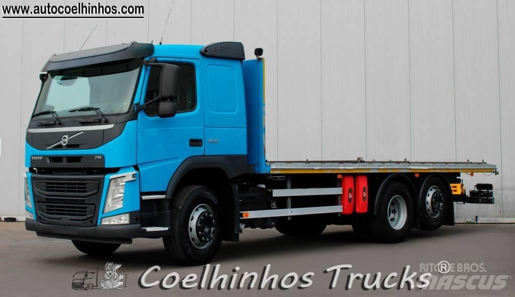 Volvo FM 450 شاحنات مسطحة/مفصلية الجوانب