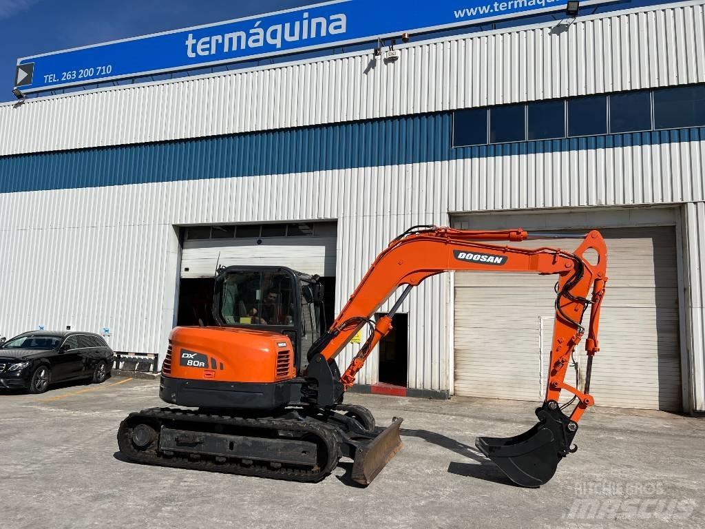 Doosan DX 80 R حفارات وسط 7 طن - 12 طن