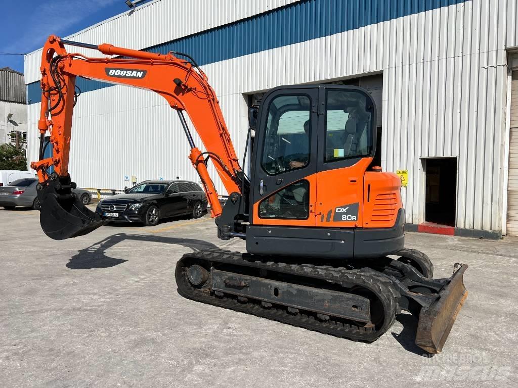 Doosan DX 80 R حفارات وسط 7 طن - 12 طن