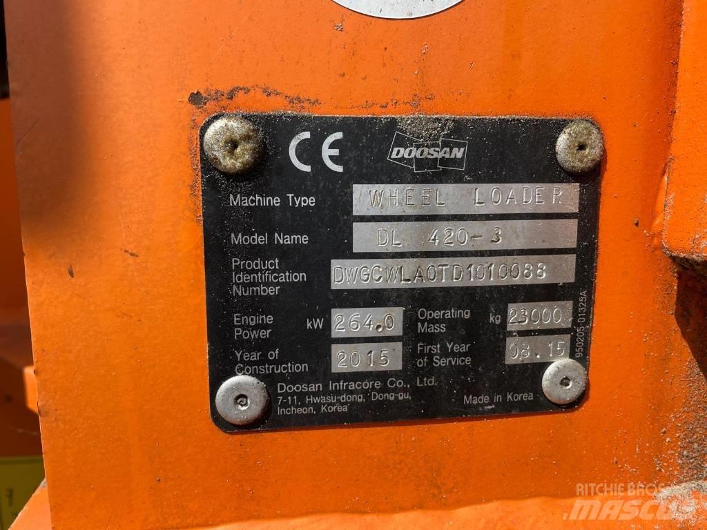 Doosan DL 420 لوادر بعجل