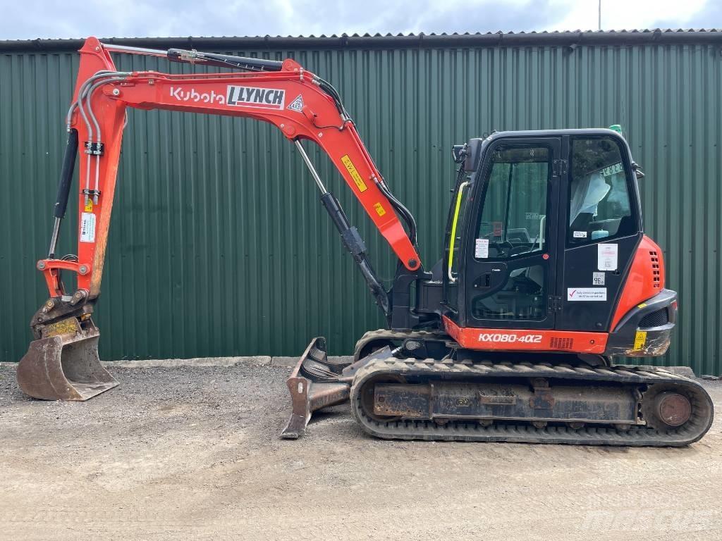 Kubota KX 080-4 حفارات وسط 7 طن - 12 طن