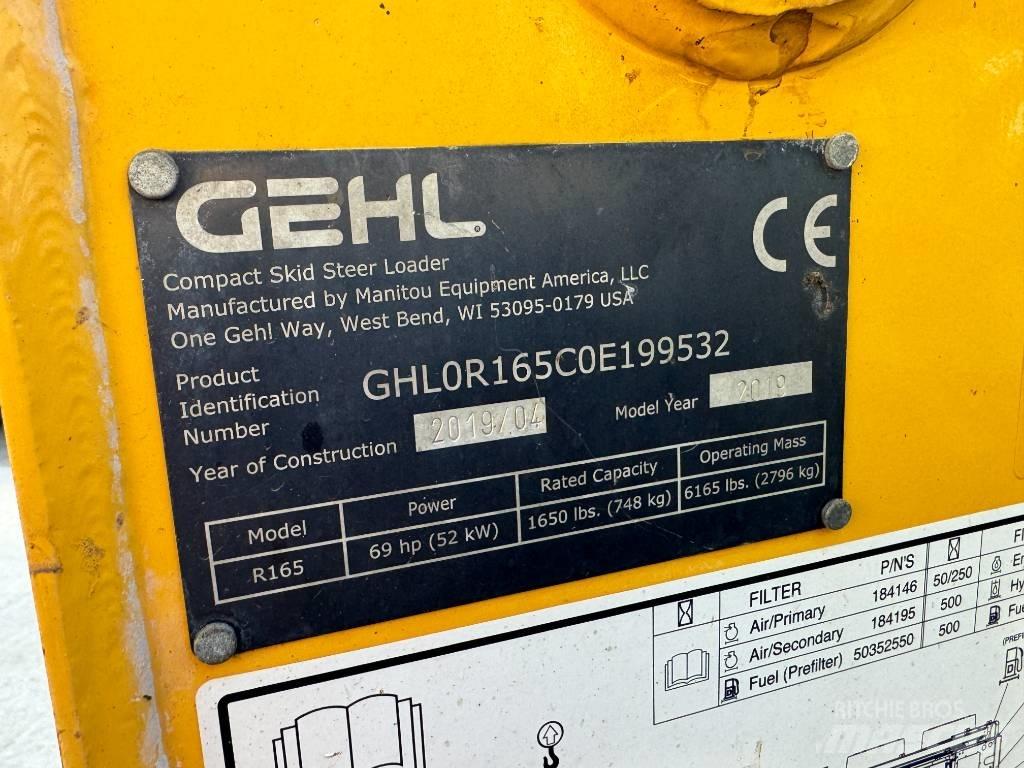 Gehl R 165 لوادر انزلاقية التوجيه