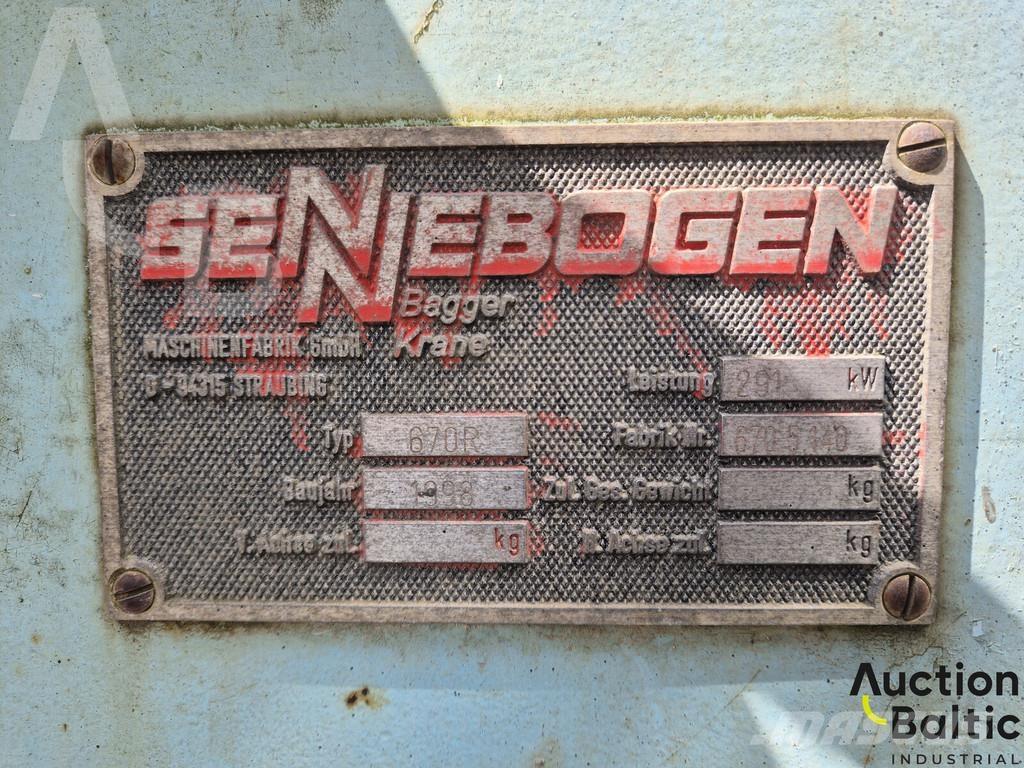 Sennebogen 670R رافعات مجنزرة