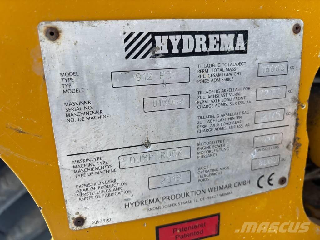 Hydrema 912 FS ساحبات مفصلية
