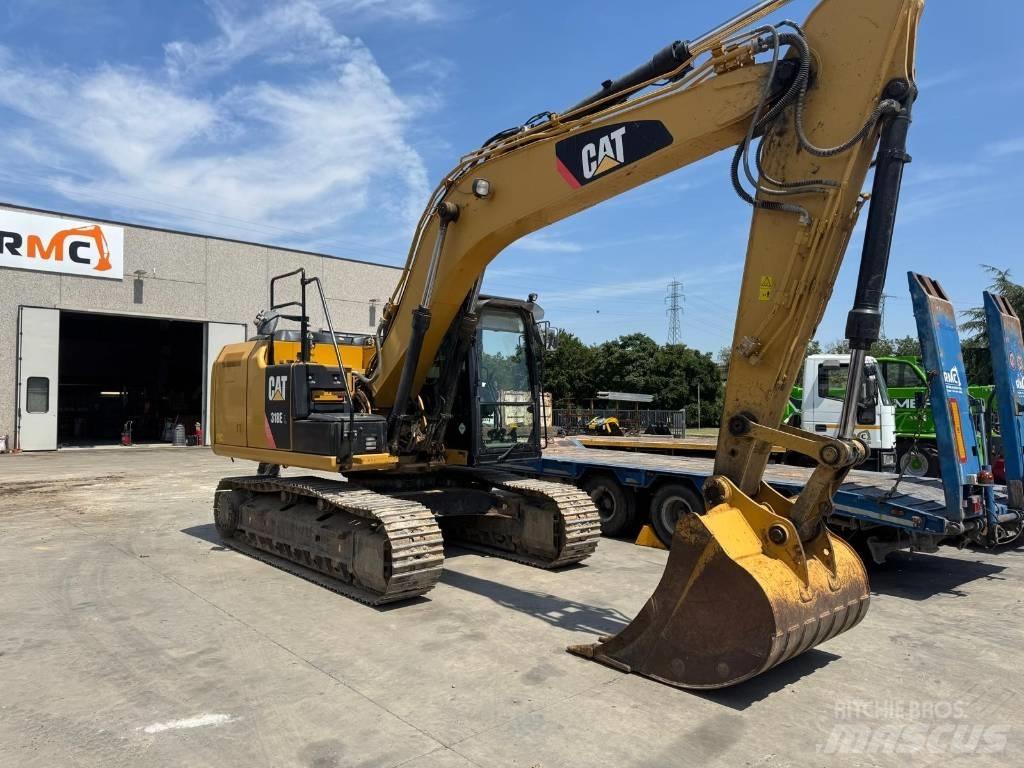 CAT 318E حفارات زحافة