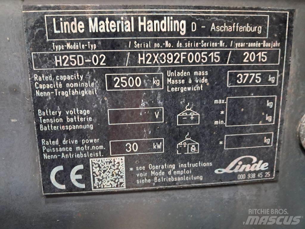 Linde H25D-02 شاحنات الديزل