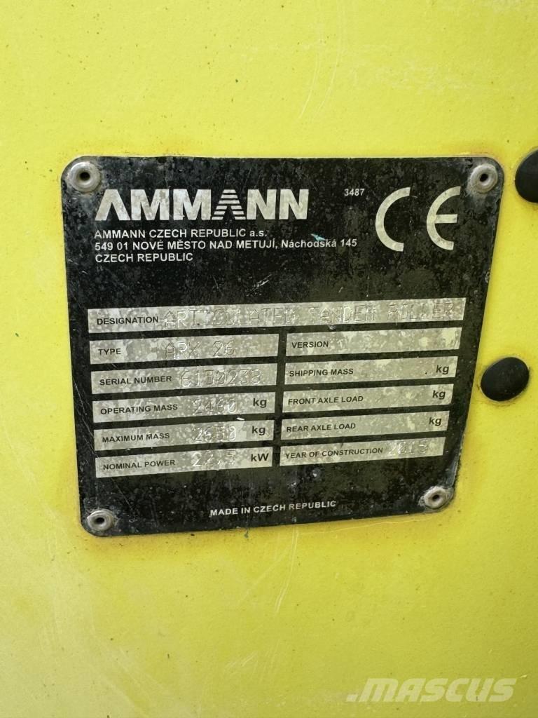 Ammann ARX 26 مداحل ثنائية الاسطوانة