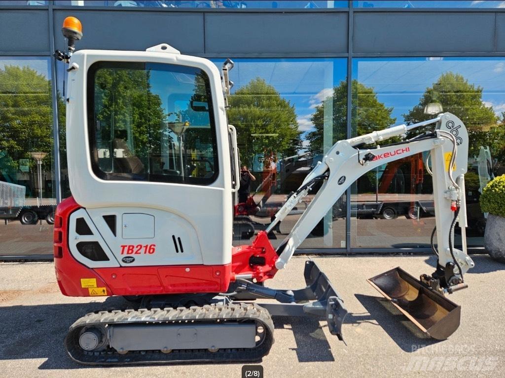 Takeuchi TB 216 حفارات صغيرة أقل من 7 طن (حفارات صغيرة)