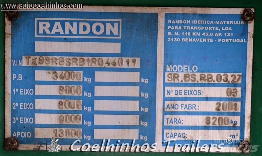  Randon SR.BS.RB0327 نصف مقطورات مسطحة / مفصلية الجوانب