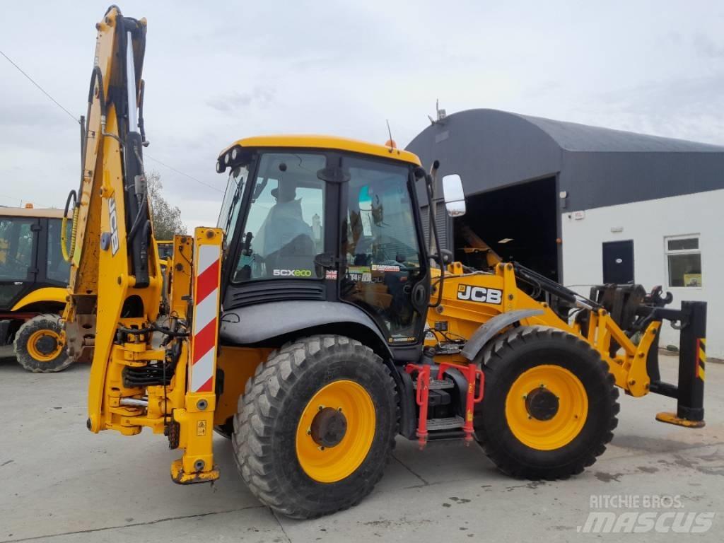 JCB 5 CX Wastemaster لوادر ذات جرافات عكسية
