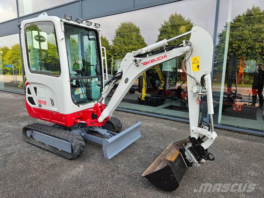 Takeuchi TB 216 حفارات صغيرة أقل من 7 طن (حفارات صغيرة)
