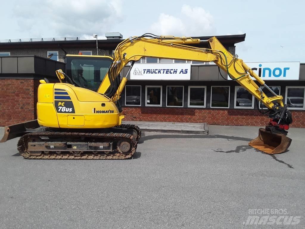 Komatsu PC 78 US حفارات وسط 7 طن - 12 طن