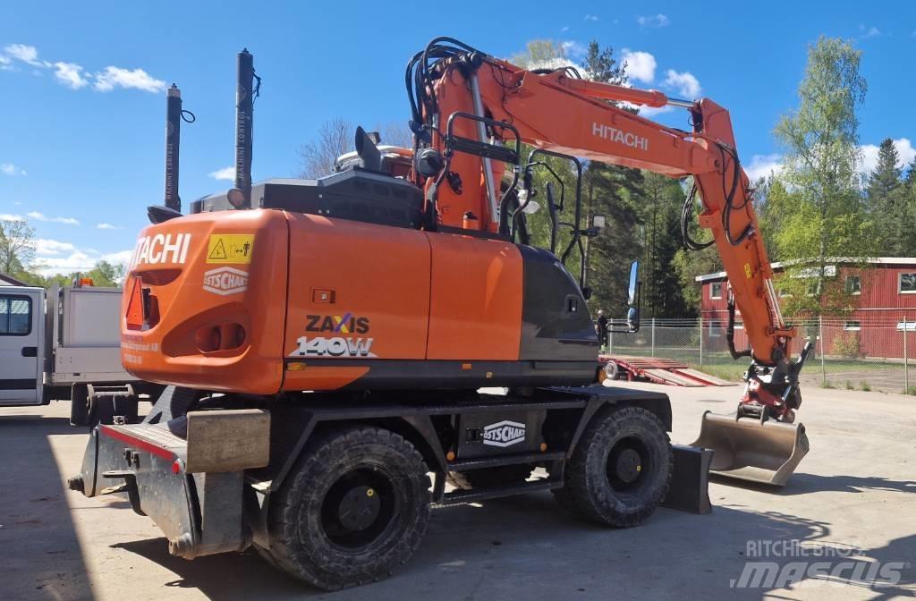 Hitachi ZX 140 W-6 حفارات بعجل