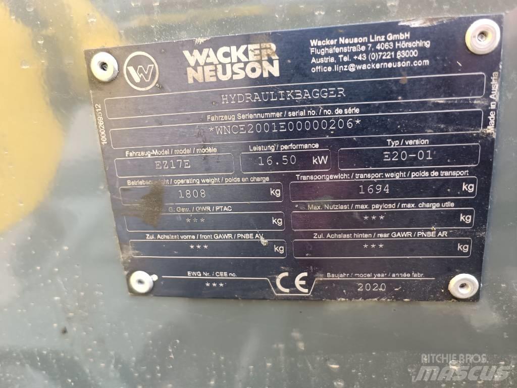 Wacker Neuson EZ17e حفارات زحافة