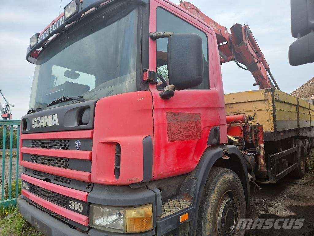 Scania P 94 FASSI شاحنات ذات هيكل صندوقي