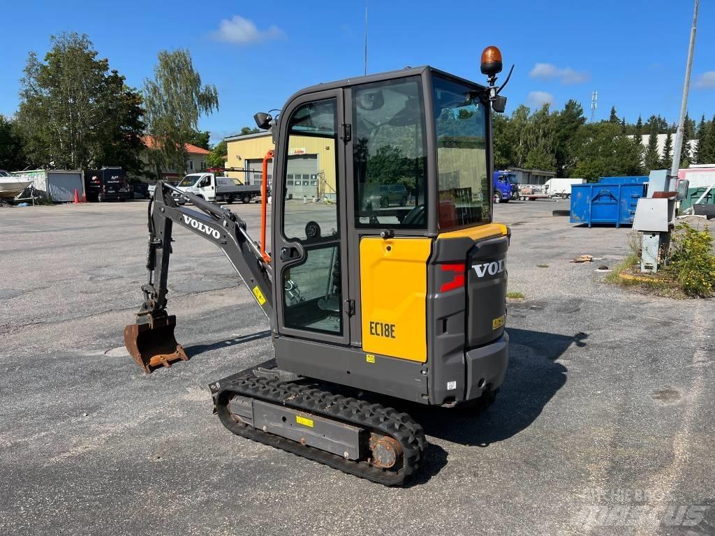 Volvo EC 18 E حفارات صغيرة أقل من 7 طن (حفارات صغيرة)