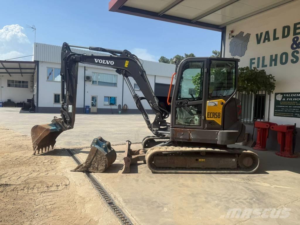 Volvo ECR 58 F حفارات صغيرة أقل من 7 طن (حفارات صغيرة)