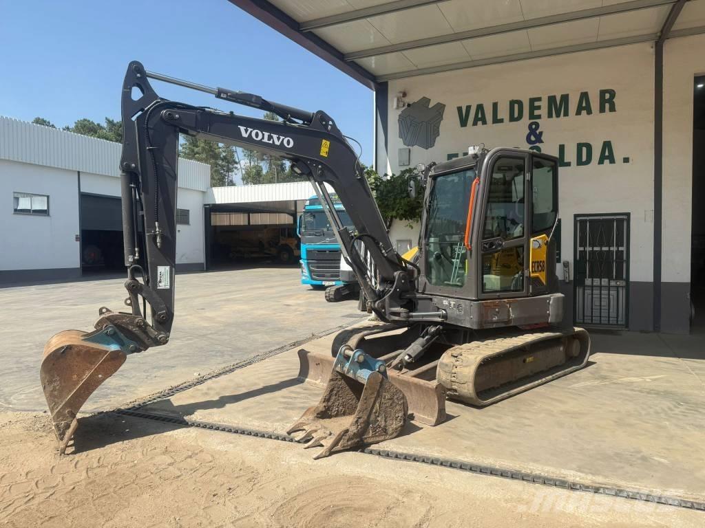 Volvo ECR 58 F حفارات صغيرة أقل من 7 طن (حفارات صغيرة)