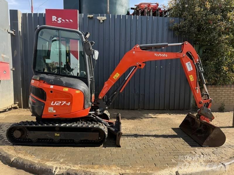 Kubota U 27-4 حفارات صغيرة أقل من 7 طن (حفارات صغيرة)
