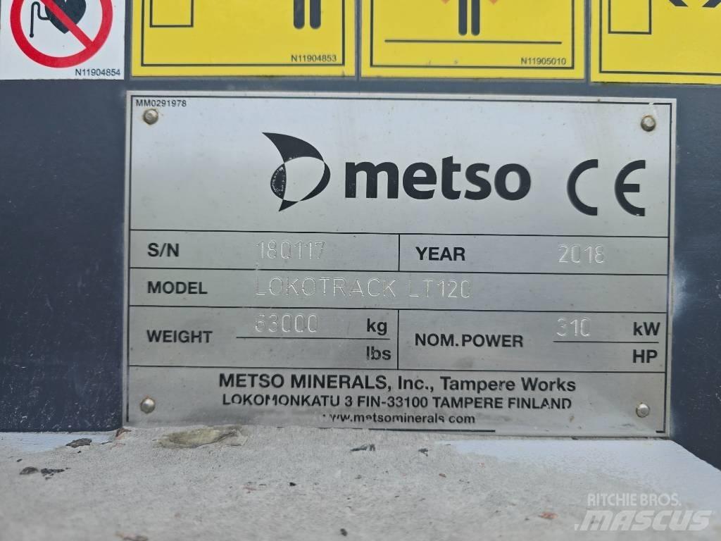 Metso LT 120 الكسارات المتنقلة