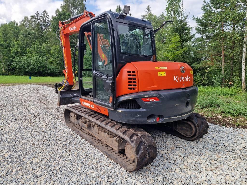 Kubota KX 080-4 حفارات وسط 7 طن - 12 طن