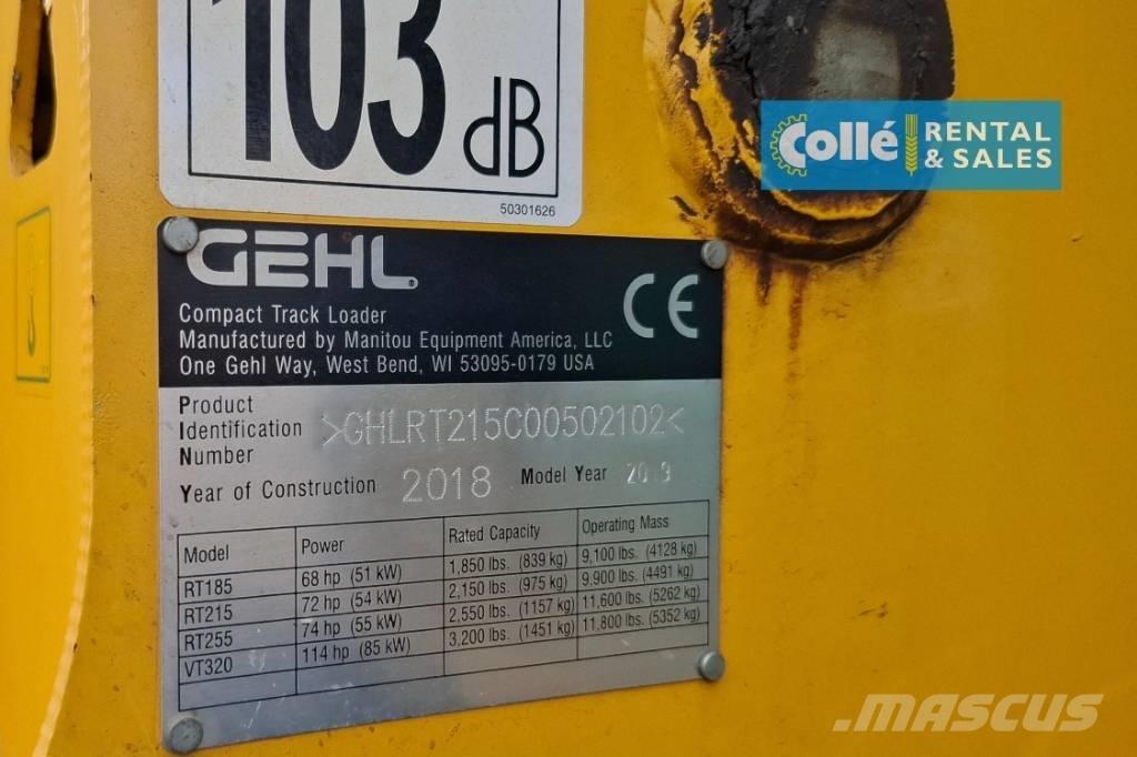 Gehl RT215 | 2018 لوادر زحافة